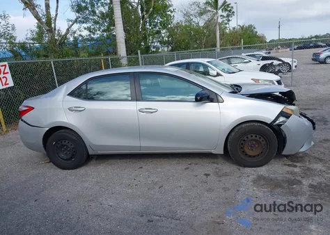 2014 Toyota Corolla L z USA, uszkodzony, nr VIN 2T1BURHE7EC125320